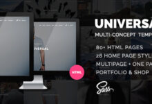 Universal v1.1 – Smart Multi-Purpose HTML5 Template